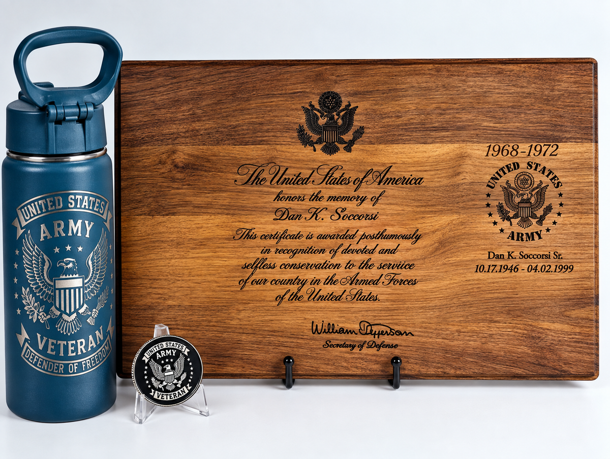 Custom Military Tribute Board